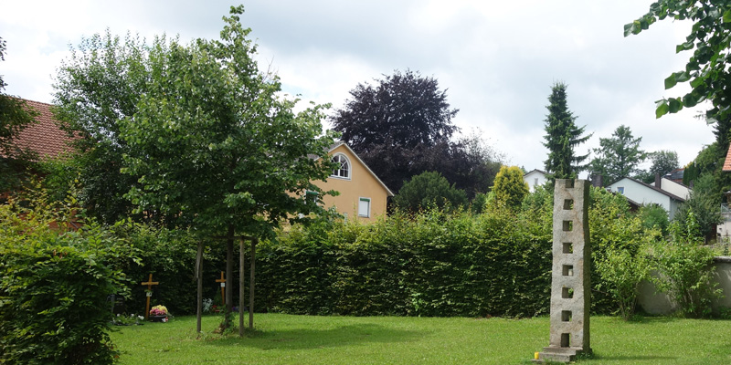 Urnenwiese Friedhof Moosach